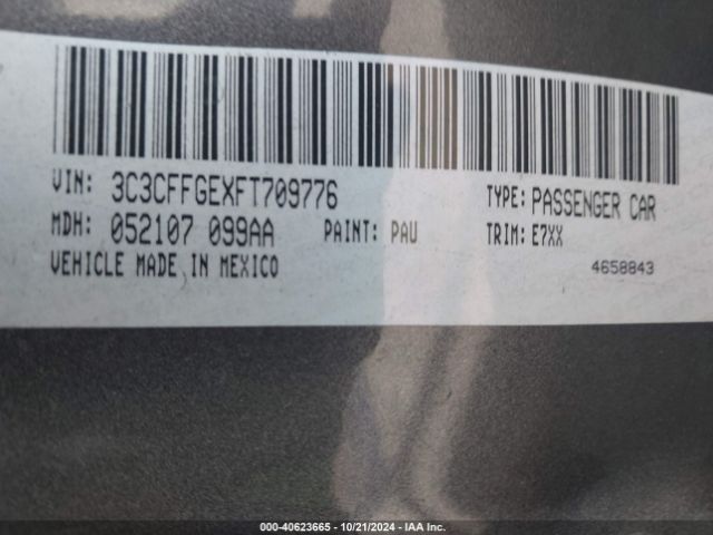 2015 FIAT 500E 3C3CFFGEXFT709776 Photo 8