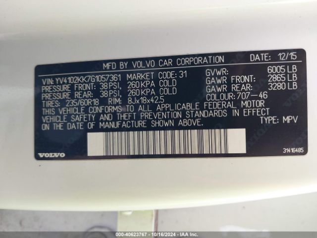 YV4102KK7G1057361 Volvo Xc90 T5 Momentum