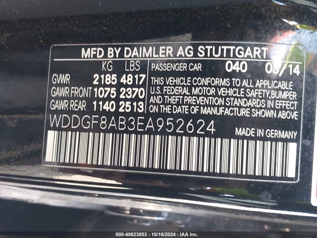 WDDGF8AB3EA952624 Mercedes-Benz C 300 Luxury 4matic/sport 4matic
