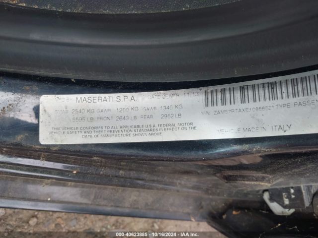 ZAM57RTAXE1086652 Maserati Ghibli S Q4