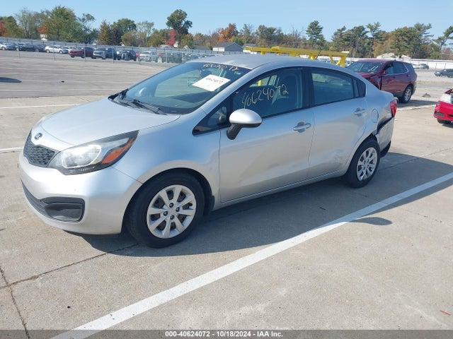KIA RIO LX 2014 KNADM4A35E6419579 Image 2