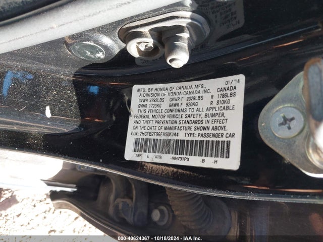 Honda Civic Ex-l 2014 2HGFB2F96EH508144 Image 9