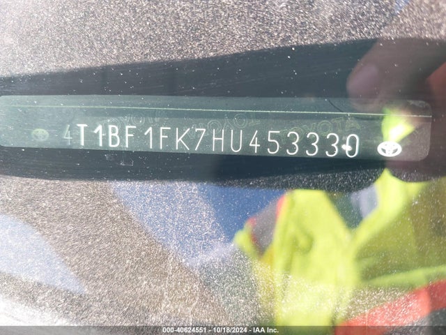 Toyota CAMRY SE 2017 4T1BF1FK7HU453330 Image 18