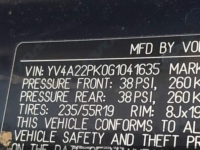YV4A22PK0G1041635 Volvo Xc90 T6 Momentum