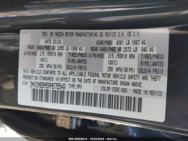 3MVDMBBM5RM676549 Mazda Cx-30 2.5 S Select Sport
