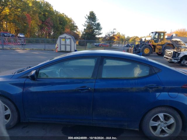 KMHDH4AE4FU248776 Hyundai ELANTRA SE