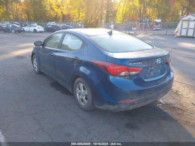 KMHDH4AE4FU248776 Hyundai ELANTRA SE