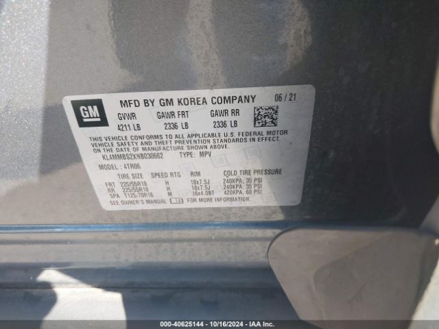 KL4MMBS2XNB030662 Buick Encore Gx Fwd Preferred