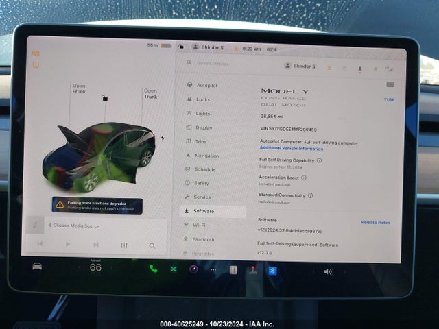 2021 TESLA MODEL Y 5YJYGDEE4MF299459 Photo 6