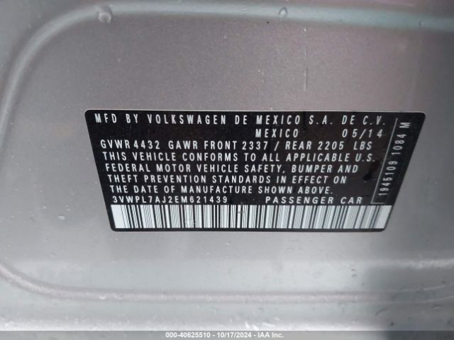 3VWPL7AJ2EM621439 Volkswagen Jetta Sportwagen 2.0l Tdi