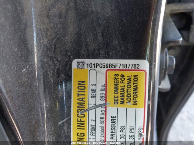 Chevrolet Cruze 1lt Auto 2015 1G1PC5SB5F7107782 Image 9