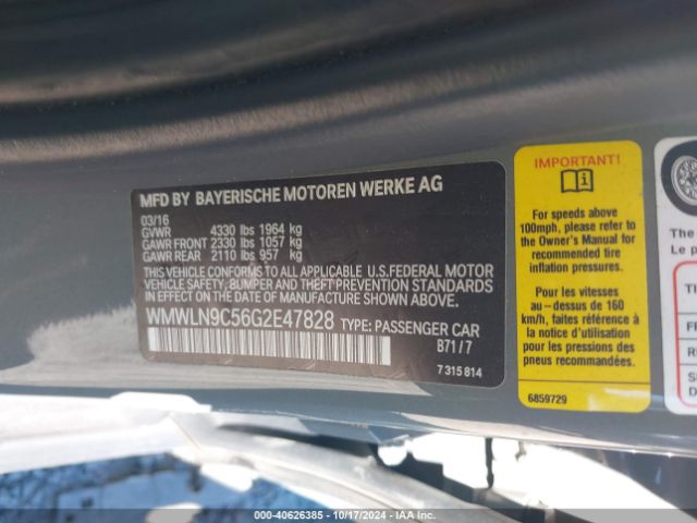 WMWLN9C56G2E47828 Mini Clubman Cooper S