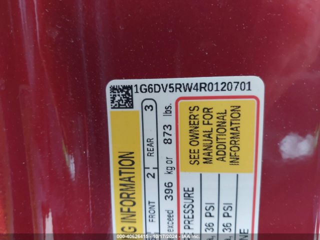 1G6DV5RW4R0120701 Cadillac Ct5-v V-series