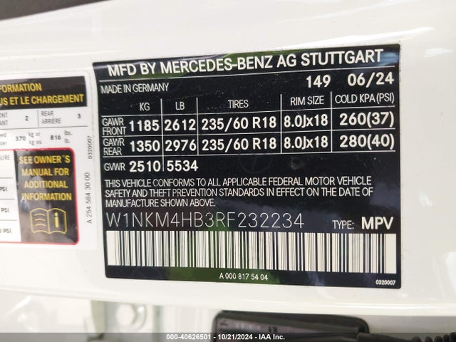 W1NKM4HB3RF232234 Mercedes-Benz Glc 300 4matic Suv