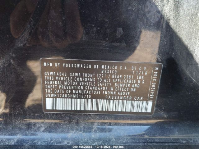 3VWH17AU3HM515719 Volkswagen Golf Alltrack Tsi S/tsi Se/tsi Sel