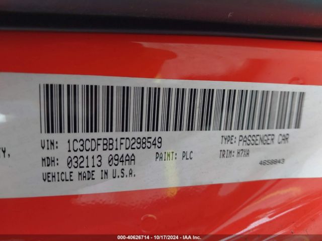 1C3CDFBB1FD298549 Dodge DART SXT