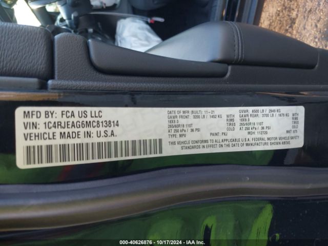 1C4RJEAG6MC813814 Jeep Grand Cherokee Laredo E 4x2