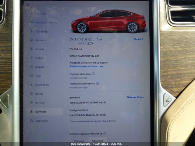 5YJSA1E23GF142490 Tesla Model S 60d/70d/75d/85d/90d