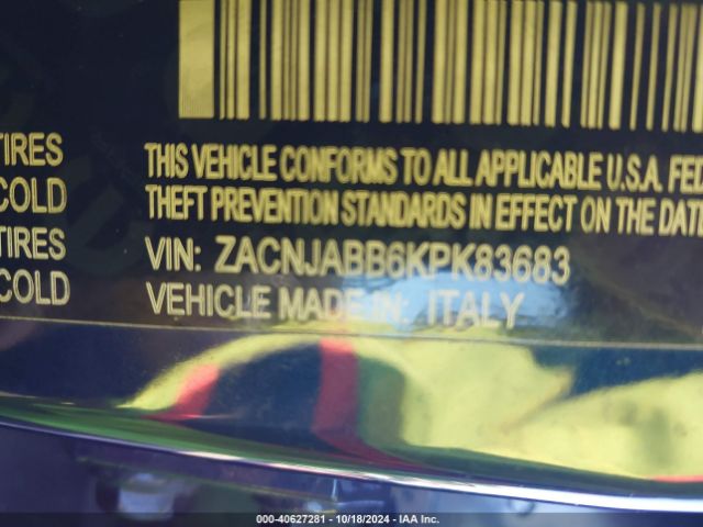 ZACNJABB6KPK83683 Jeep Renegade Latitude Fwd