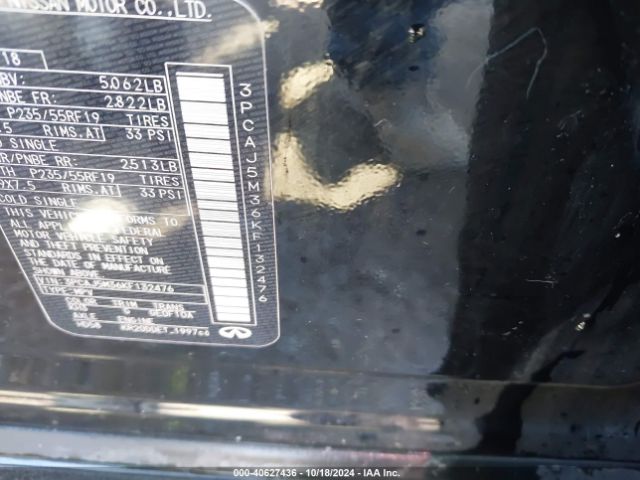 3PCAJ5M36KF132476 Infiniti Qx50 Luxe