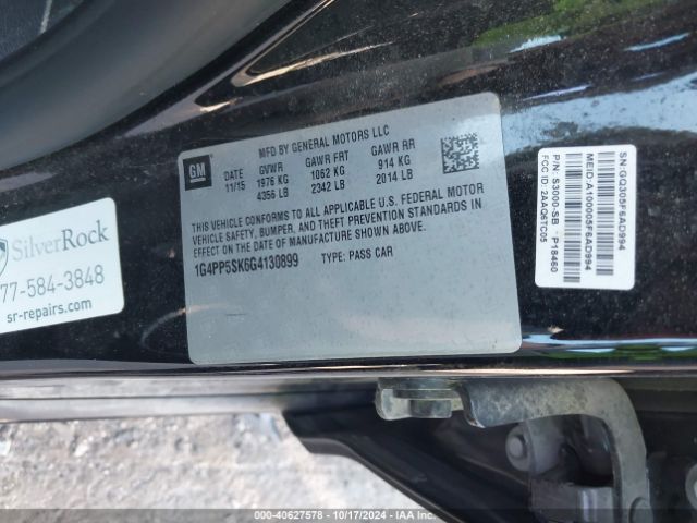 1G4PP5SK6G4130899 Buick Verano