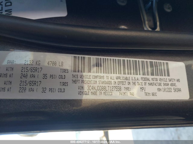 Jeep Compass Trailhawk 4x4 2020 3C4NJDDB8LT127558 Image 9