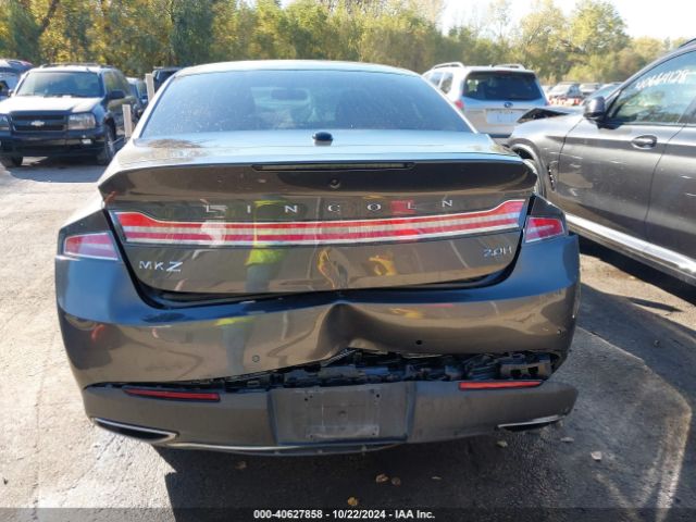 3LN6L5LU4JR625995 Lincoln Mkz Hybrid Select
