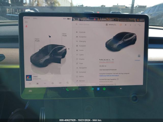 7SAYGDEF2PF825426 Tesla Model Y Performance Dual Motor All-wheel Drive