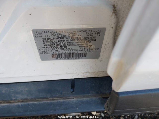 Nissan Kicks Sv Xtronic Cvt 2020 3N1CP5CV6LL537074 Image 9