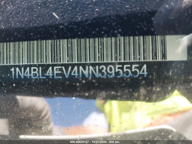 1N4BL4EV4NN395554 Nissan Altima Sl Fwd
