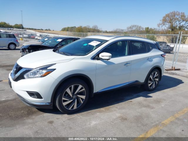 5N1AZ2MH1JN164749 Nissan Murano Platinum