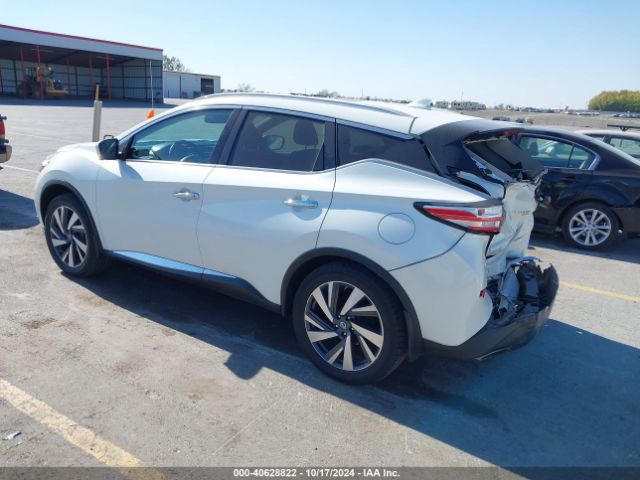 5N1AZ2MH1JN164749 Nissan Murano Platinum