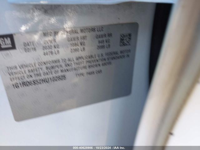 1G1RD6S52HU102825 Chevrolet Volt Premier