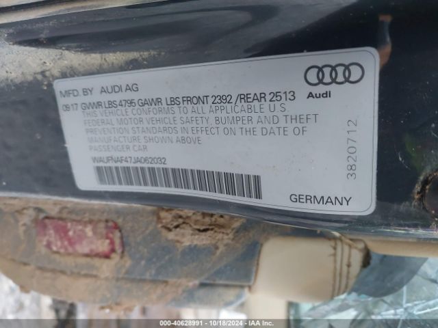 WAUFNAF47JA062032 Audi A4 2.0t Premium