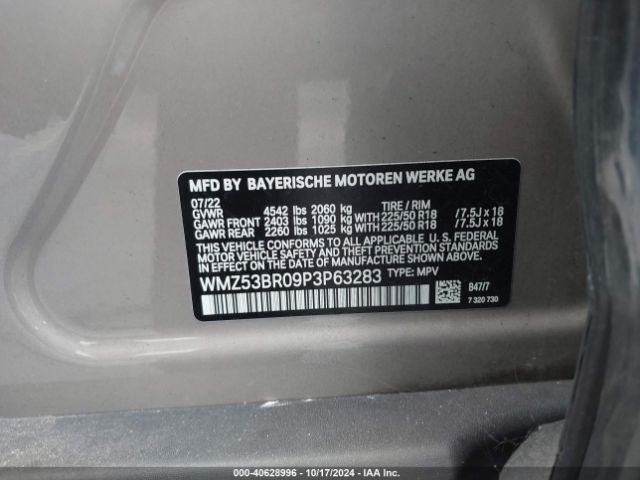 WMZ53BR09P3P63283 Mini Countryman Cooper S