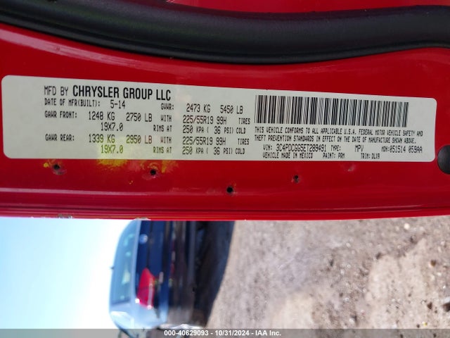 3C4PDCGG5ET289491 Dodge Journey Crossroad