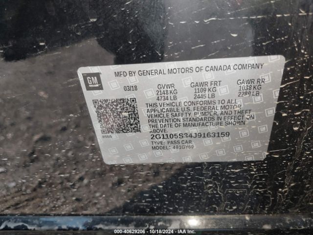2G1105S34J9163159 Chevrolet IMPALA 1LT