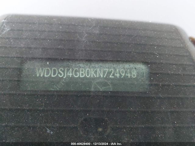 WDDSJ4GB0KN724948 Mercedes-Benz CLA 250 4MATIC