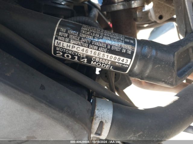 2014 HONDA CB500 MLHPC4616E5100043 Photo 9