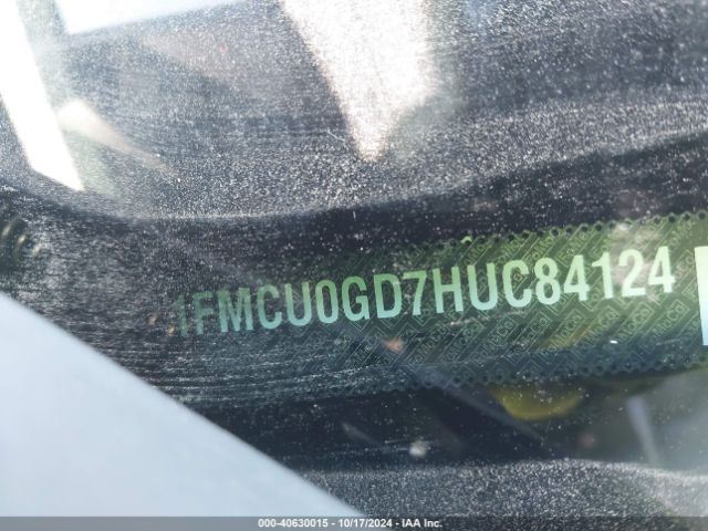 1FMCU0GD7HUC84124 Ford ESCAPE SE