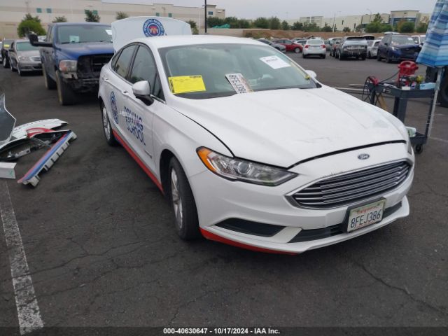 3FA6P0UU2JR214191 Ford Fusion Hybrid S