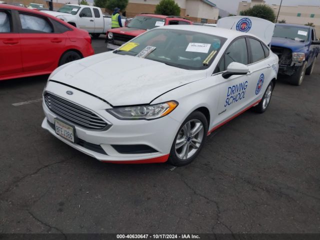 3FA6P0UU2JR214191 Ford Fusion Hybrid S