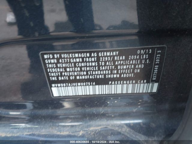 WVWDB7AJ9EW007514 Volkswagen Golf 2.5l