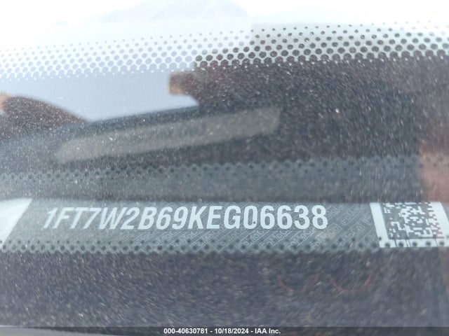 Ford F-250 Xl 2019 1FT7W2B69KEG06638 Image 9