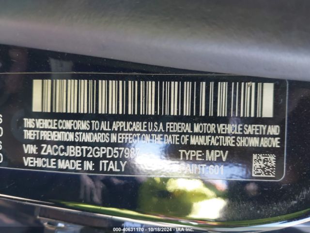 ZACCJBBT2GPD57987 Jeep Renegade Latitude