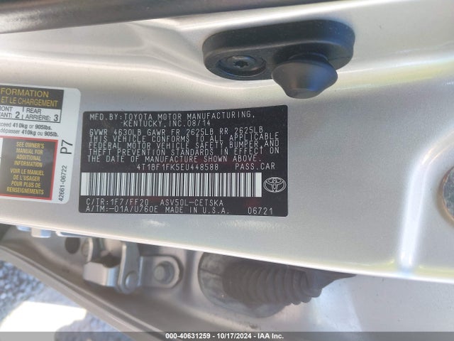 Toyota CAMRY SE 2014 4T1BF1FK5EU448588 Image 9