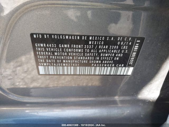 3VWPL7AJ5EM627431 Volkswagen Jetta Sportwagen 2.0l Tdi