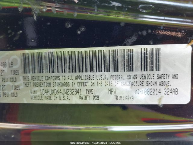 1C4HJXDN4JW232341 Jeep Wrangler Unlimited Sport S 4x4