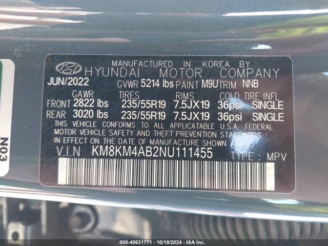 Hyundai Ioniq 5 Se Standard Range 2022 KM8KM4AB2NU111455 Image 9