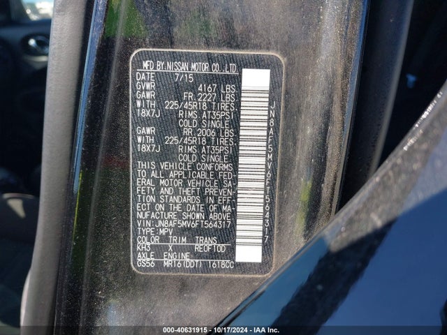 Nissan Juke Nismo 2015 JN8AF5MV6FT564317 Image 9